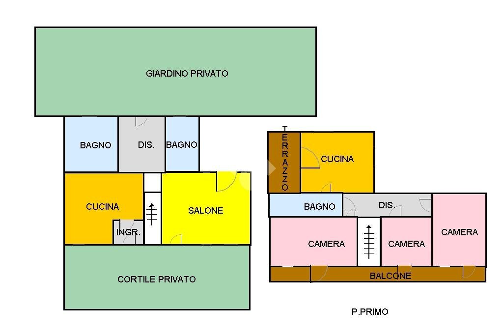 Casa indipendente Borgata rossignoli, Ciriè - planimetria 1