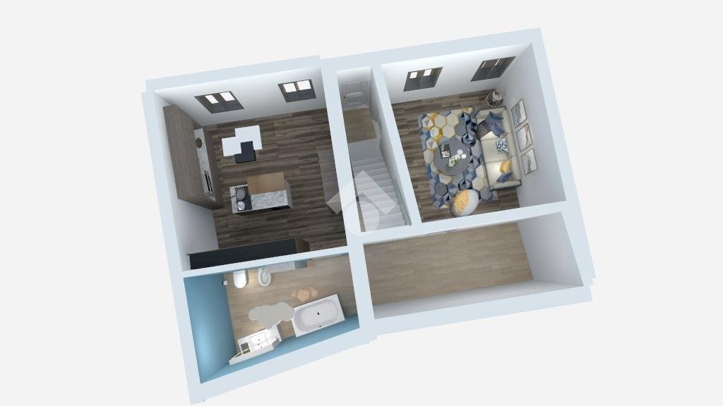 Rustico Vicolo Magenta, Buttigliera Alta - planimetria 1