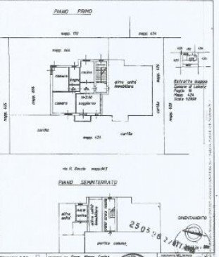 Three-room apartment via Giambattista Tiepolo, Lainate - floor plans 1