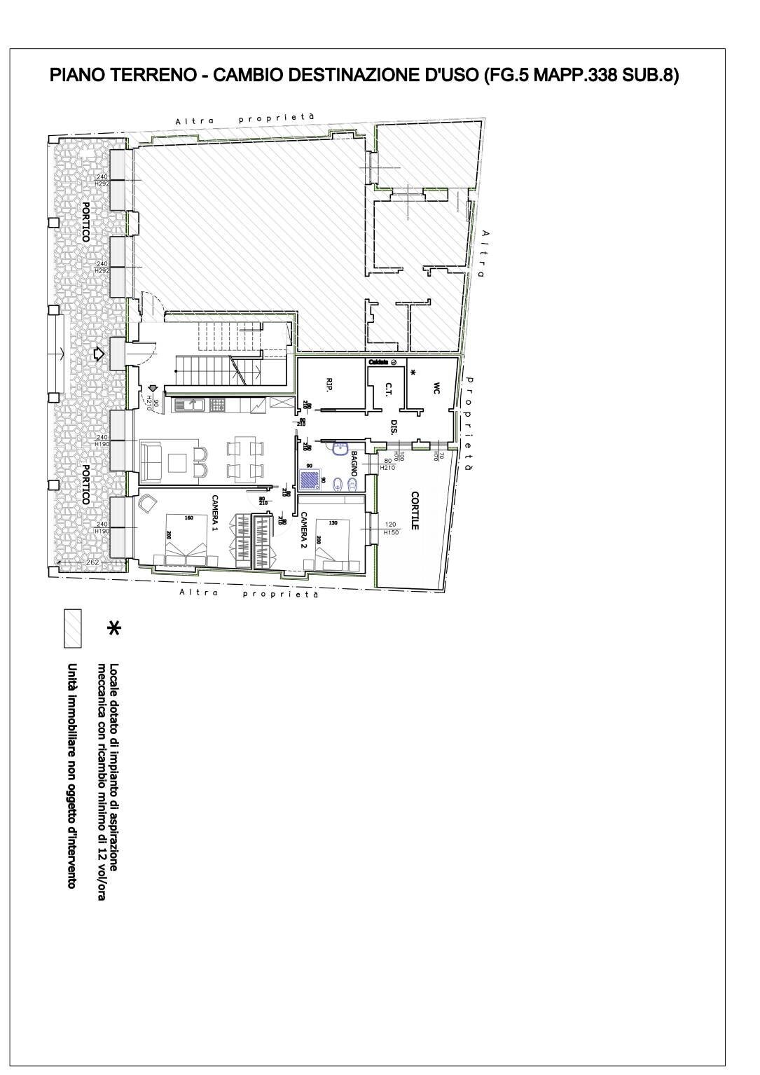 Trilocale piazza Perino, Volpedo - planimetria 1