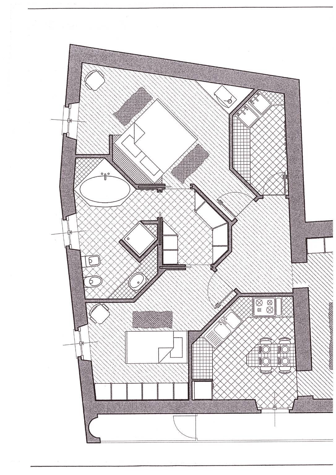 Quadrilocale via Cesare Balbo, 2, Chieri - planimetria 1