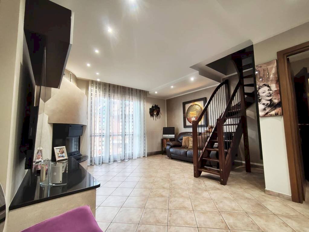 Salone - Quadrilocale via Assietta, 28, Candiolo - foto 3