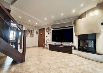 Salone - Quadrilocale via Assietta, 28, Candiolo - foto 2