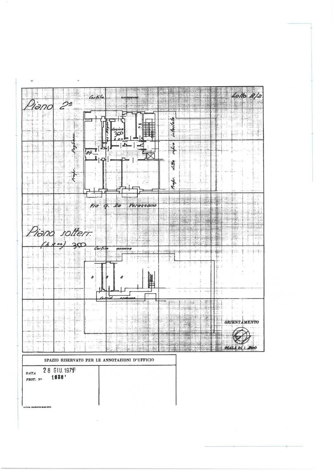 Appartamento via Giovanni da Verrazzano, Torino (zona Crocetta) - planimetria 1