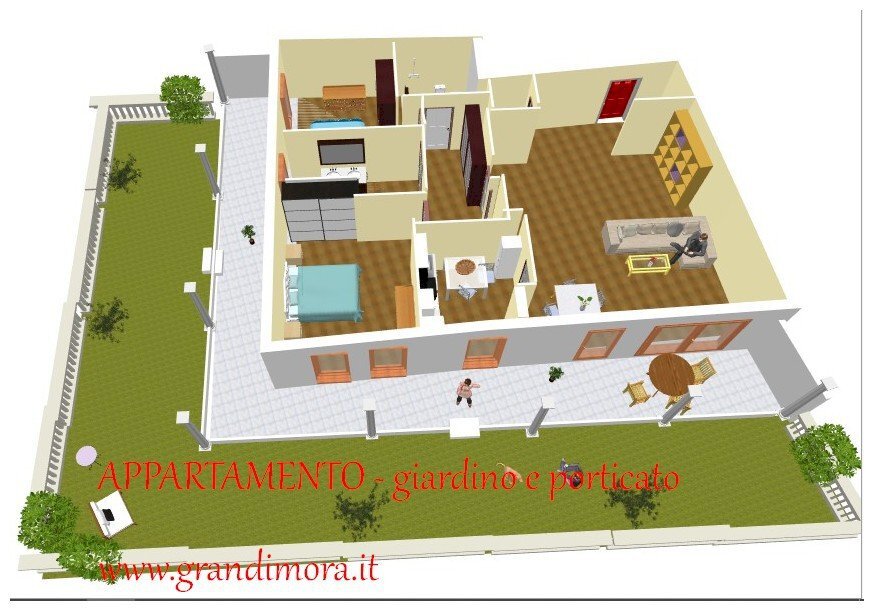 Trilocale Bergamo - planimetria 1