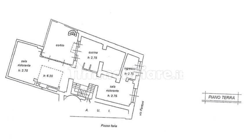 Quadrilocale piazza Italia, Alzano Lombardo - planimetria 1