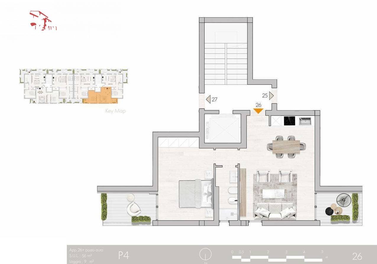 Foto 2 - Bilocale via Pistoiese
 
488, Firenze - planimetria 1