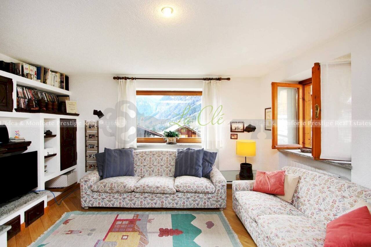 VENDITA COURMAYEUR - SOGGIORNO CON VISTA - Trilocale Courmayeur - foto 3