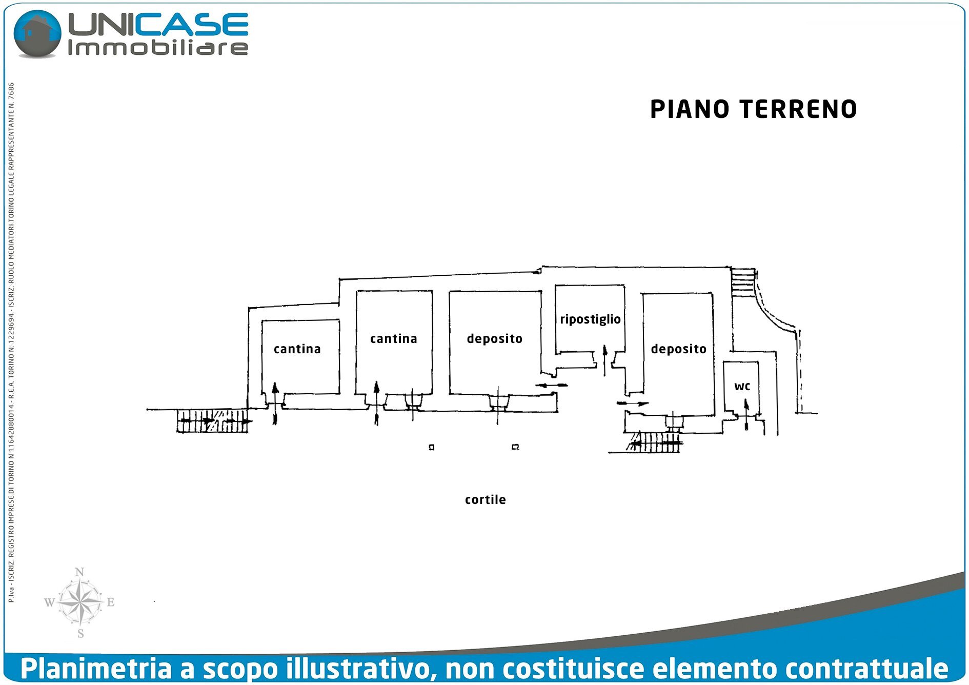 Independent house Via Fornace, 52, Rorà - floor plans 1
