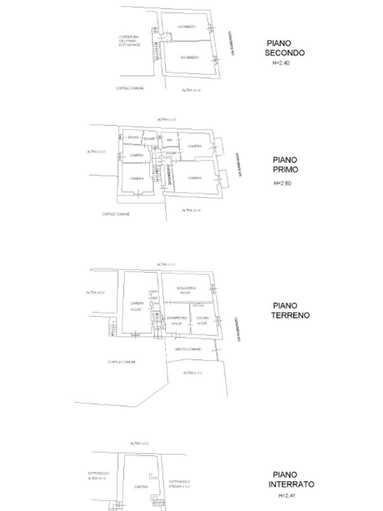Casa semi indipendente Via Raimondo, Volpiano - planimetria 1