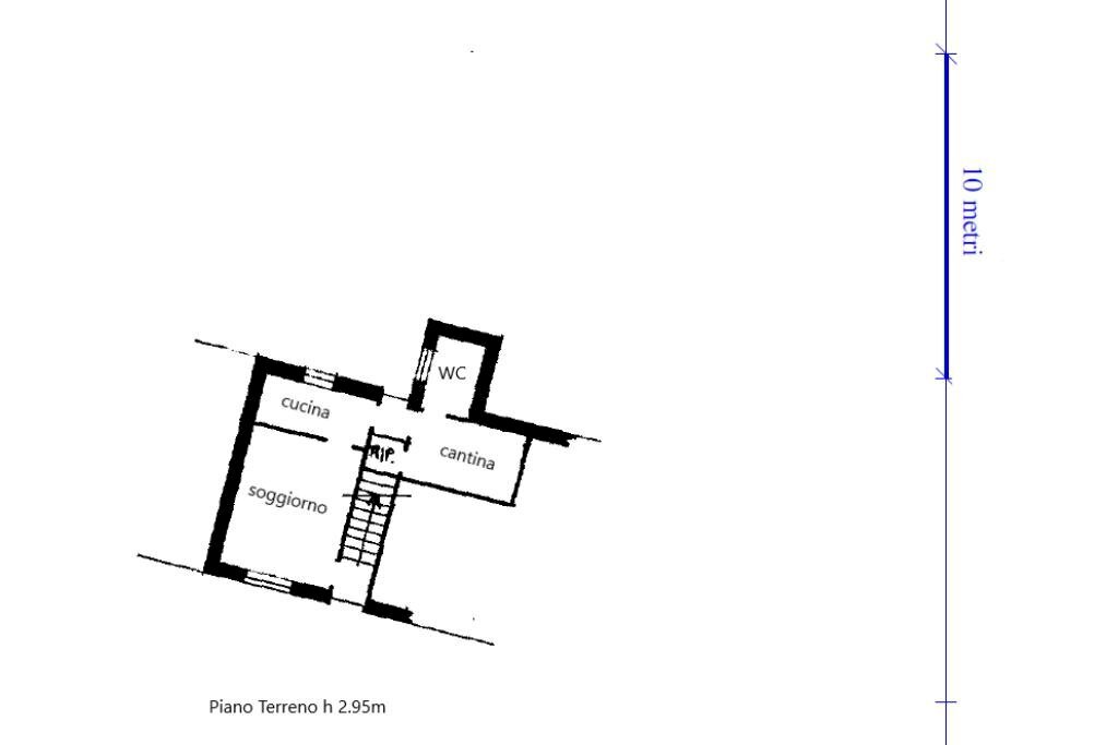 Casa semi indipendente Via Roma, Varisella - planimetria 1