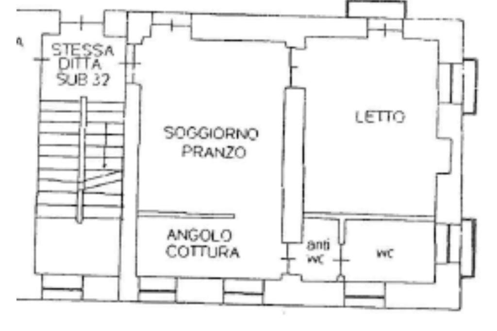 Bilocale Via Torino, Nole - planimetria 1