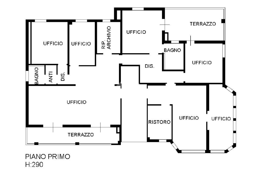 Apartment Via Alghisi, Carpi - floor plans 1