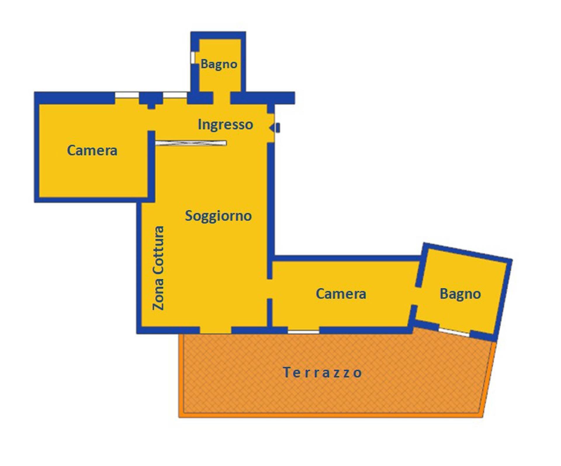 Foto 12 - Attico Via Bobbio
 
21, Genova - planimetria 1