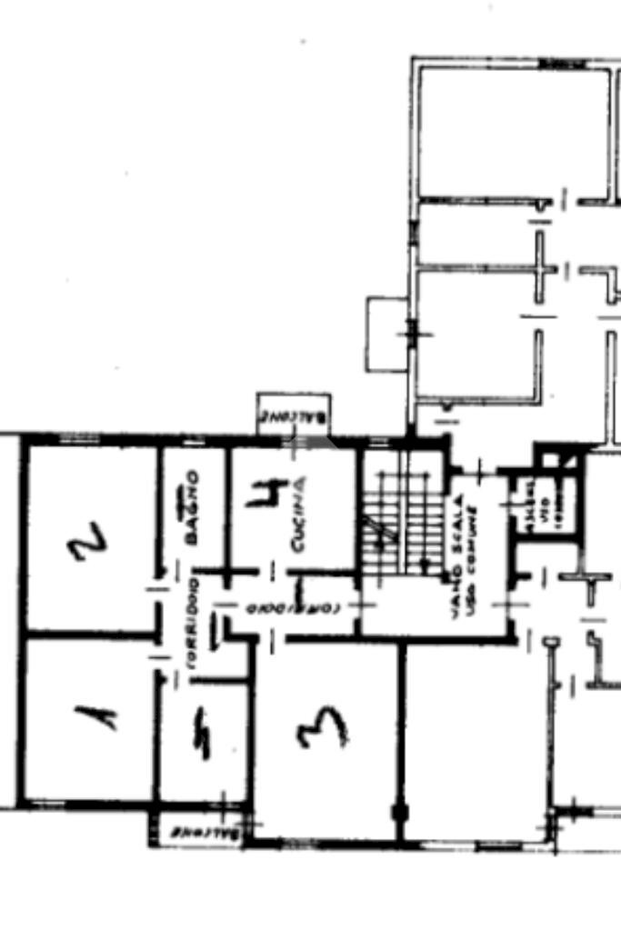 Quadrilocale Via C. Prampolini, Carpi - planimetria 1
