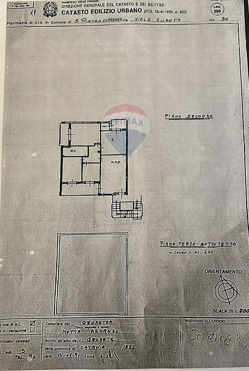 Pianta 2D - Four-room apartment Viale Europa
 
50, San Pietro Clarenza - floor plans 1