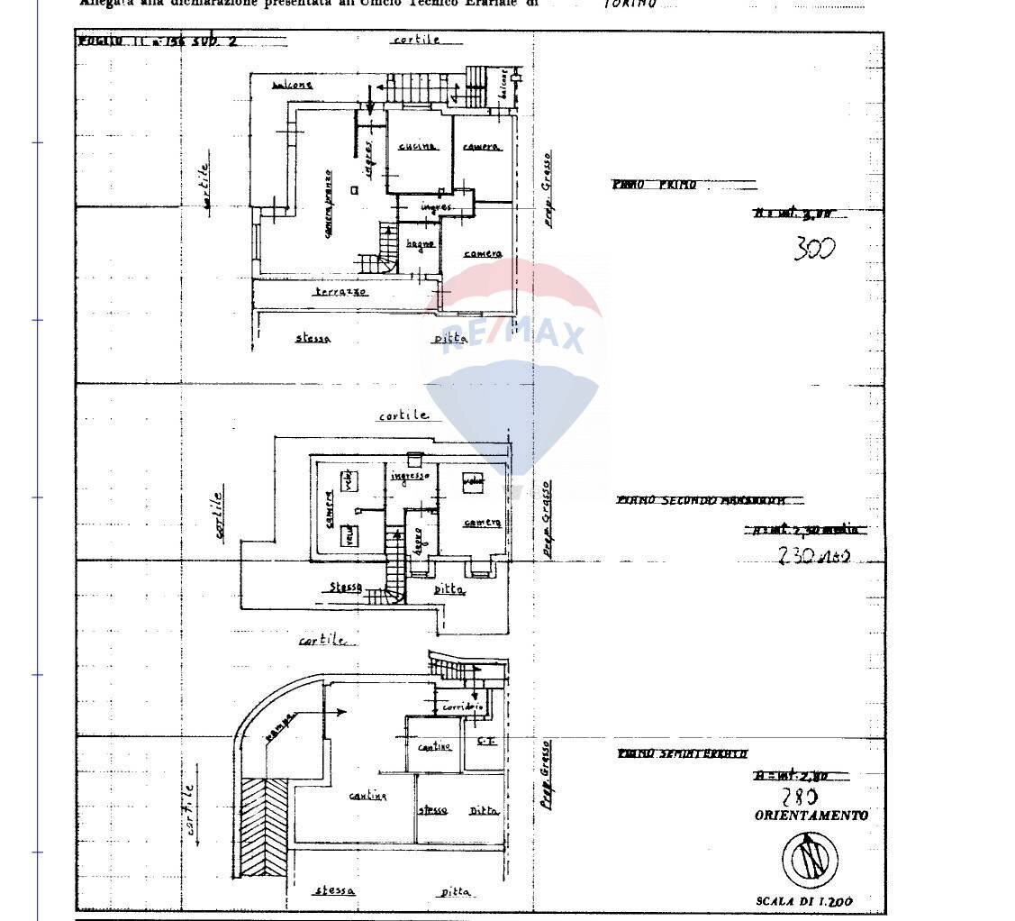 Pianta 2D - Semi-detached house via galileo galilei
 
17, Bruino - floor plans 1