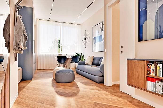 Soggiorno - Bilocale via guglielmo d'alzano, Bergamo - foto 2