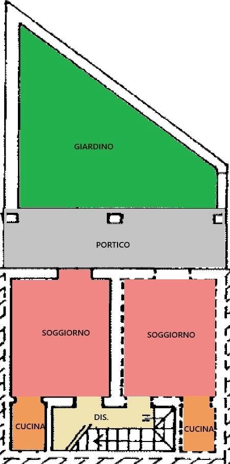 Foto 35 - Casa semi indipendente località Bozzola, Colli Verdi - planimetria 1