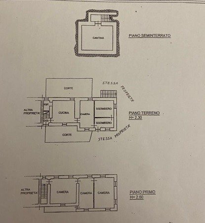 Rustico via Bruezza, 21, Cravanzana - planimetria 1