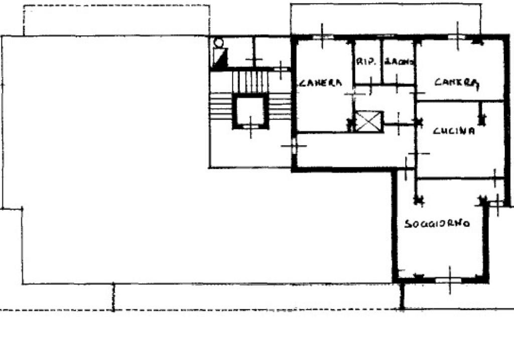 Three-room apartment Via Sciesa, Riccione - floor plans 1