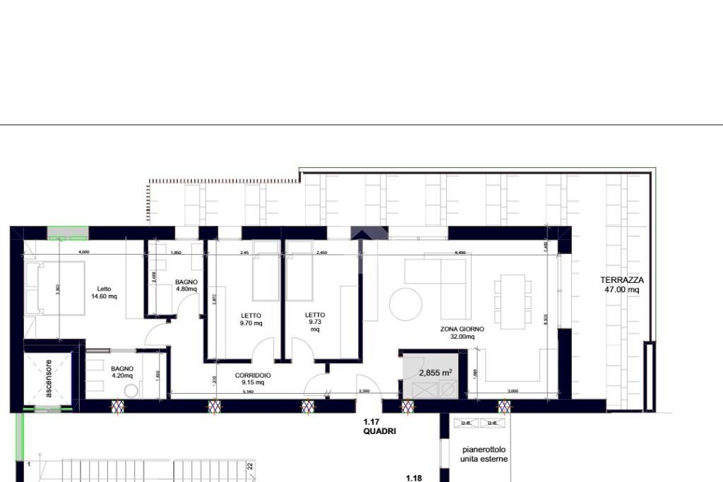 Attic Strada Alberto Sordi, Parma - floor plans 1