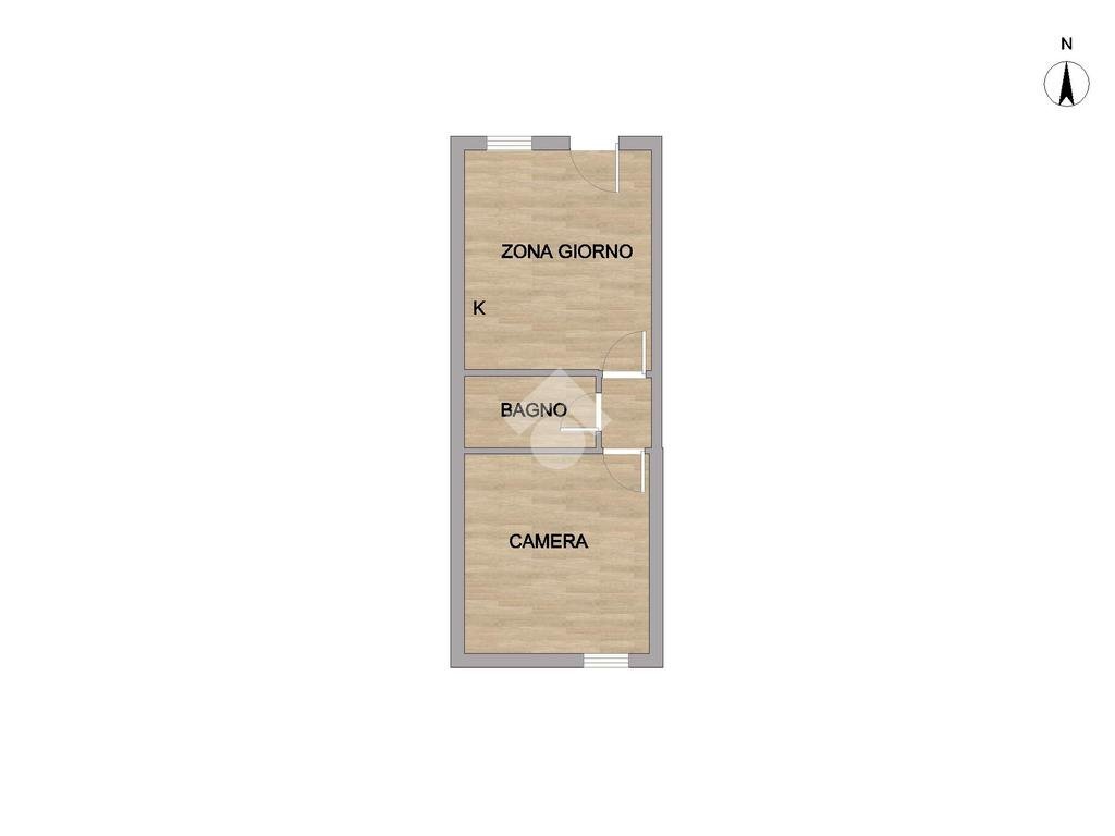 Bilocale Via Vignola, Milano - planimetria 1