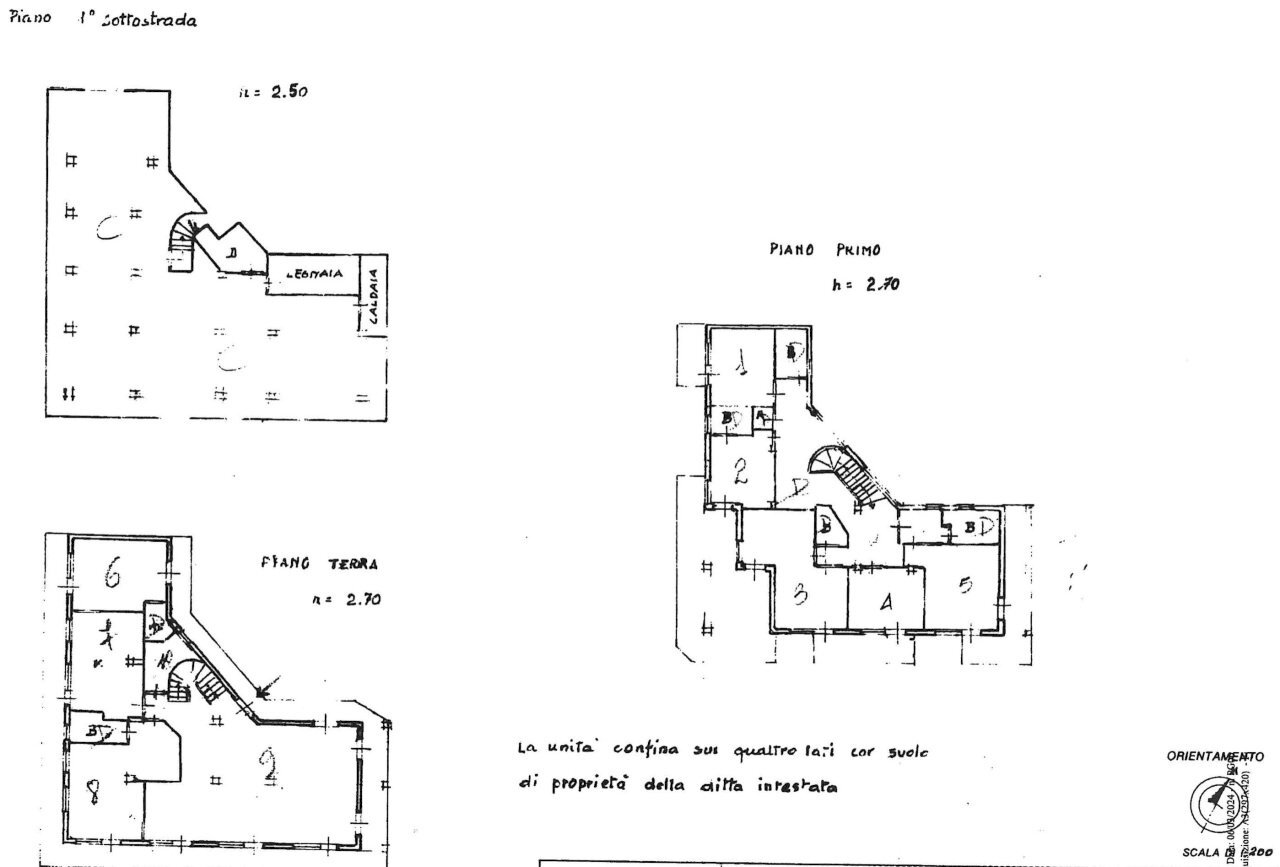 planimetria - Villa via del larice 36, Perugia - planimetria 1