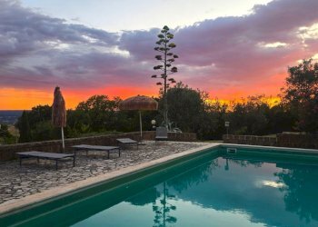 pool sunset.jpg - Casale Via San Bartolomeo 1, Montecchio - foto 5