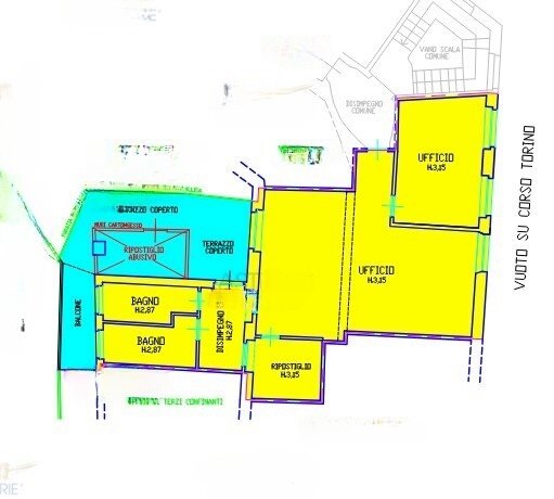 2.jpg - Ufficio Corso Torino 2, Asti - planimetria 1