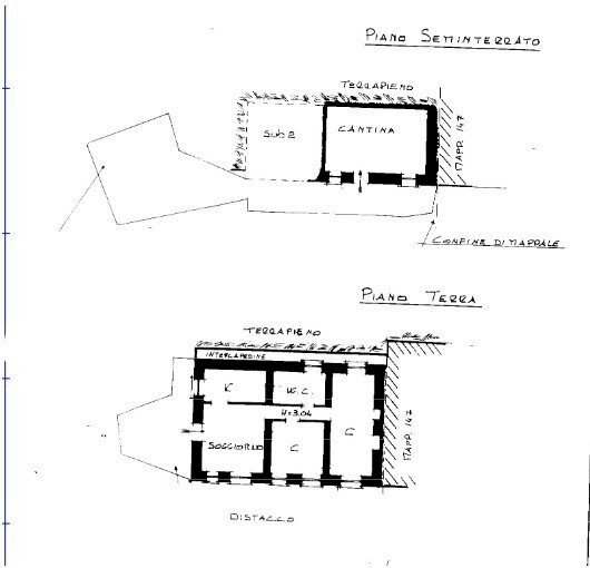 1.jpg - Apartment Via Trea 1, Camogli - floor plans 1