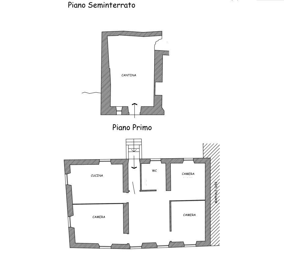 1.jpg - Apartment Via Venticinque Aprile 49, Camogli - floor plans 1