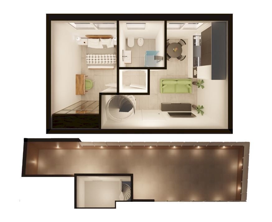 1.JPG - Three-room apartment via Laberinto 54, San Benedetto del Tronto - floor plans 1