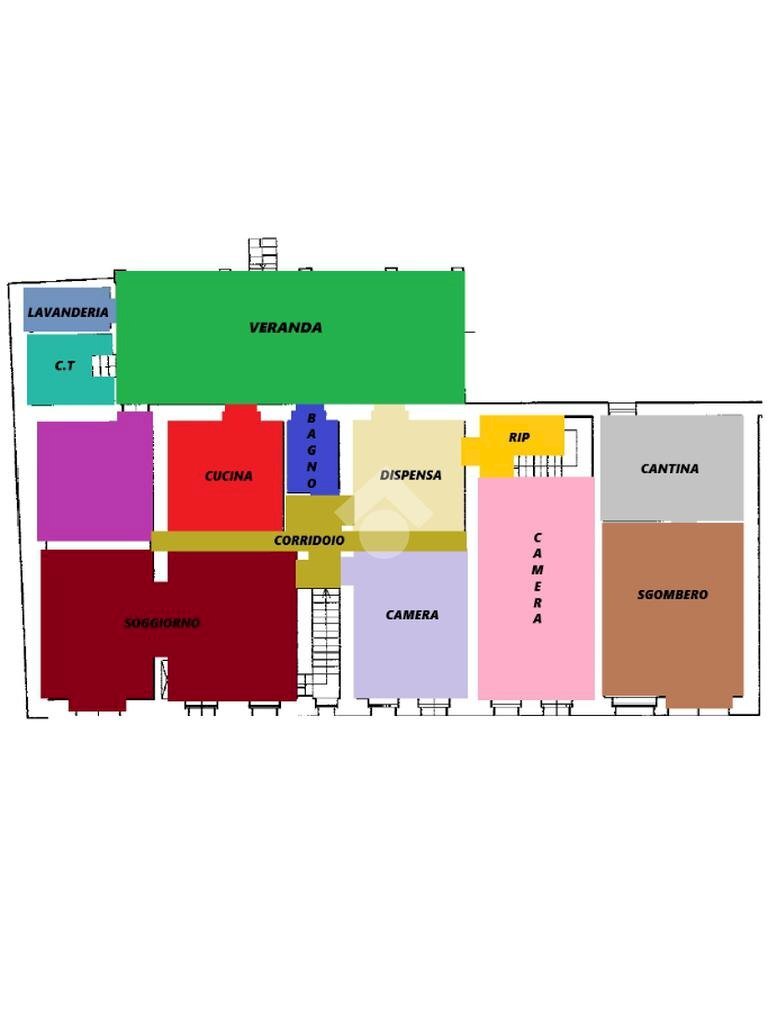 Independent house Strada della Curetta, Alessandria - floor plans 1