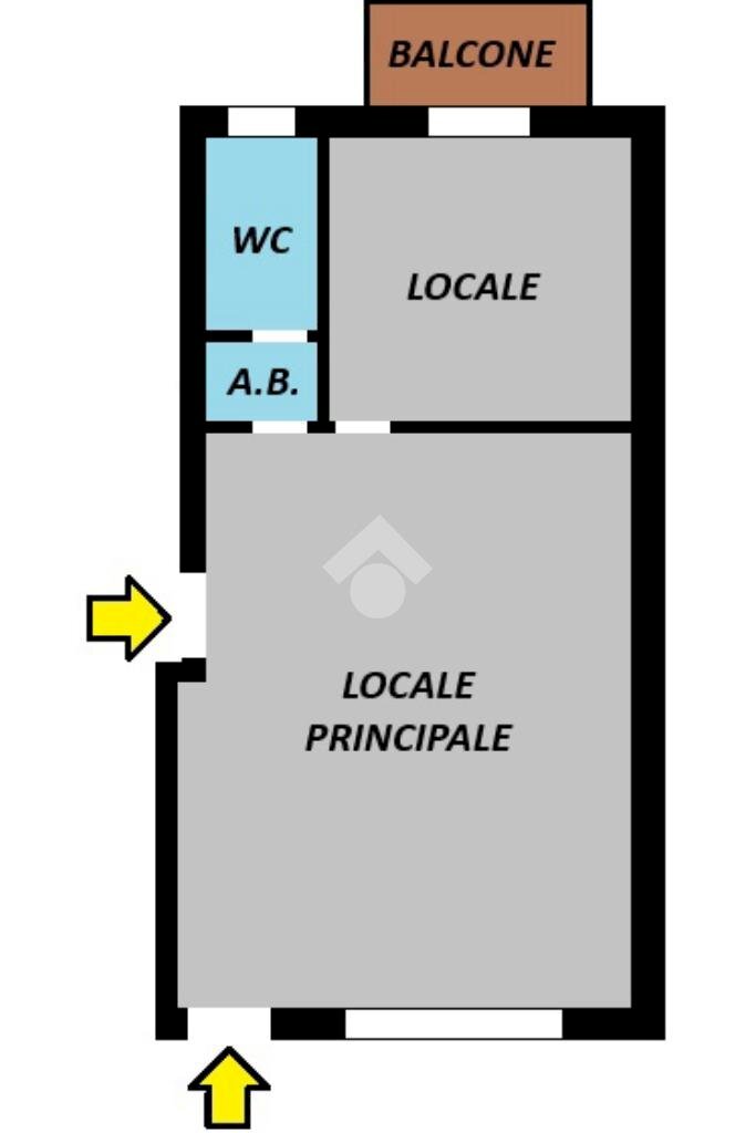 Ufficio Ufficio Via Febo Borromeo, Cassano d'Adda - planimetria 1