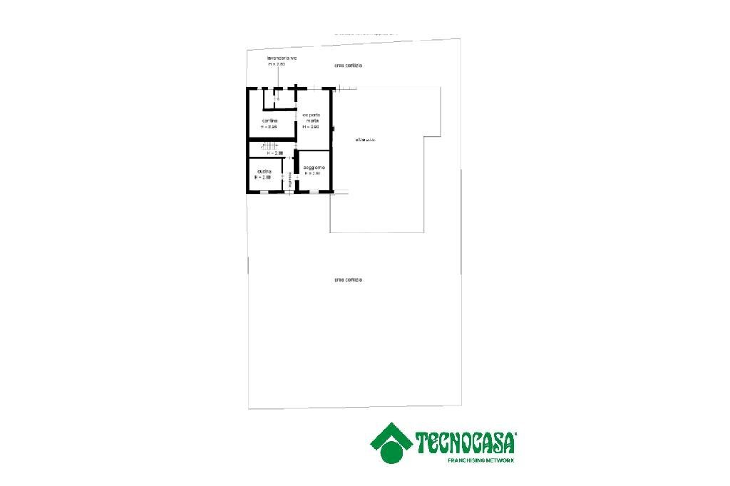 Casa semi indipendente Località Copermio, Colorno - planimetria 1