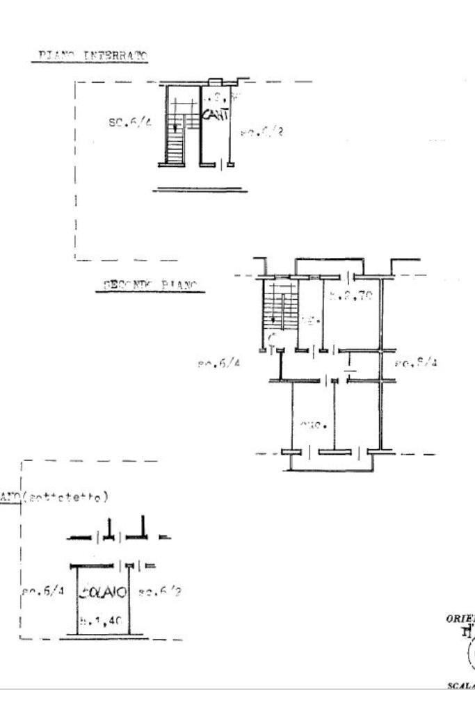 Three-room apartment Via Ugo la Malfa, Novi Ligure - floor plans 1