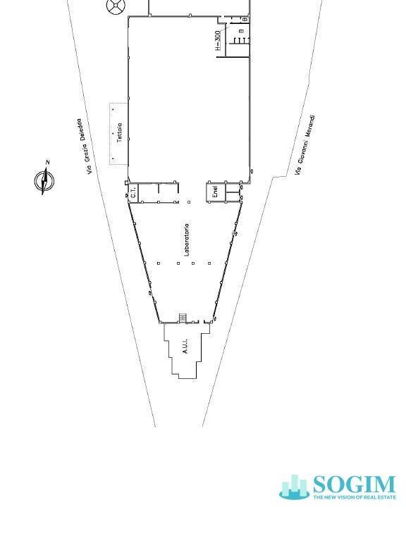 Planimetria - Capannone Via Morandi
 
21/A, Saronno - planimetria 1