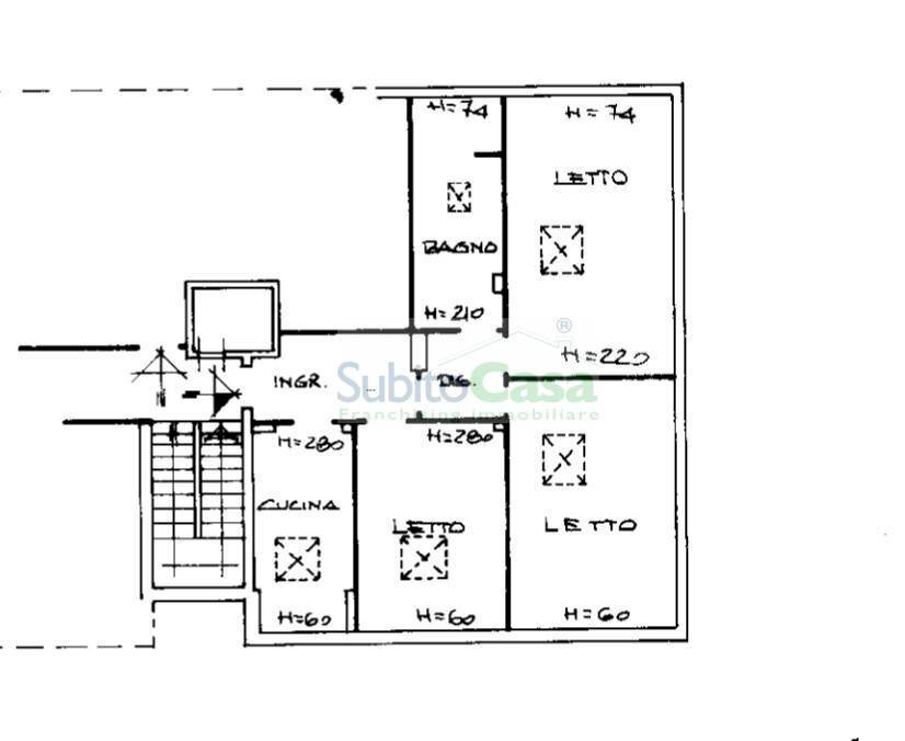 Foto 41 - Attico Via Dei Peligni
 
30, Chieti - planimetria 1