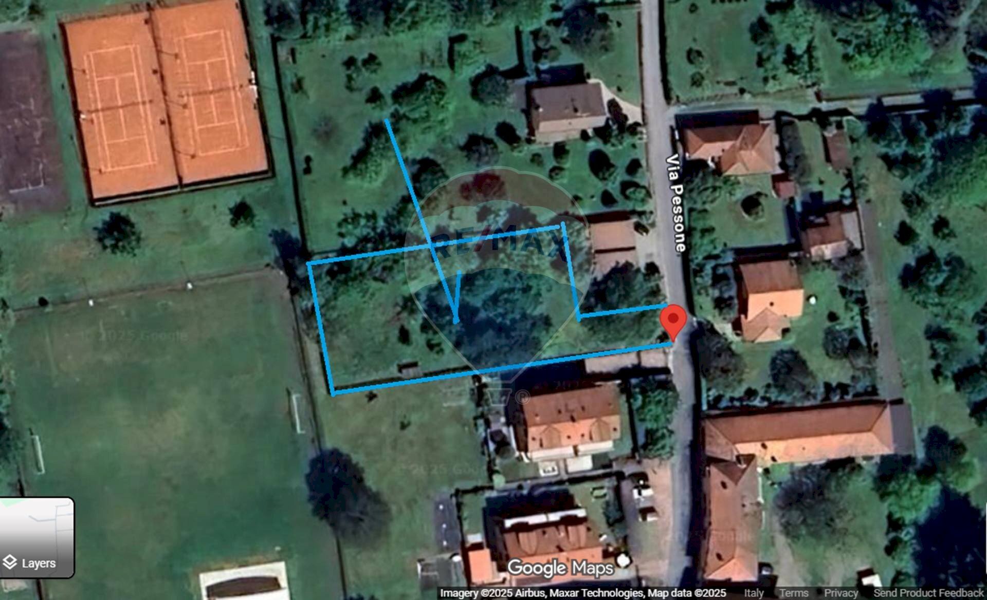 Posizione della mappa - Terreno edificabile Via Pessone
 
21, Varallo Pombia - planimetria 1