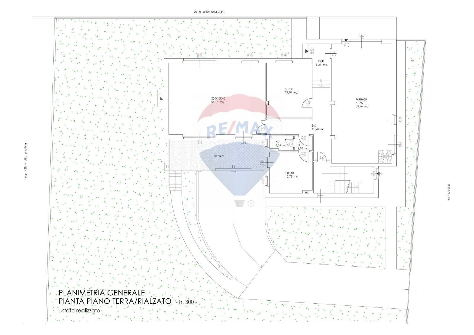 Pianta 2D - Villa via IV Novembre
 
11 - 9, Benna - planimetria 1