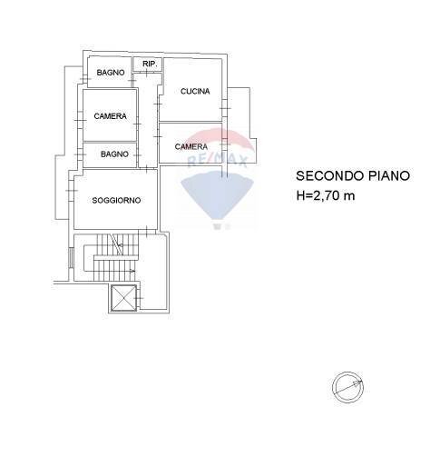 Pianta 2D - Quadrilocale Via Cristoforo Colombo
 
10, Caltagirone - planimetria 1
