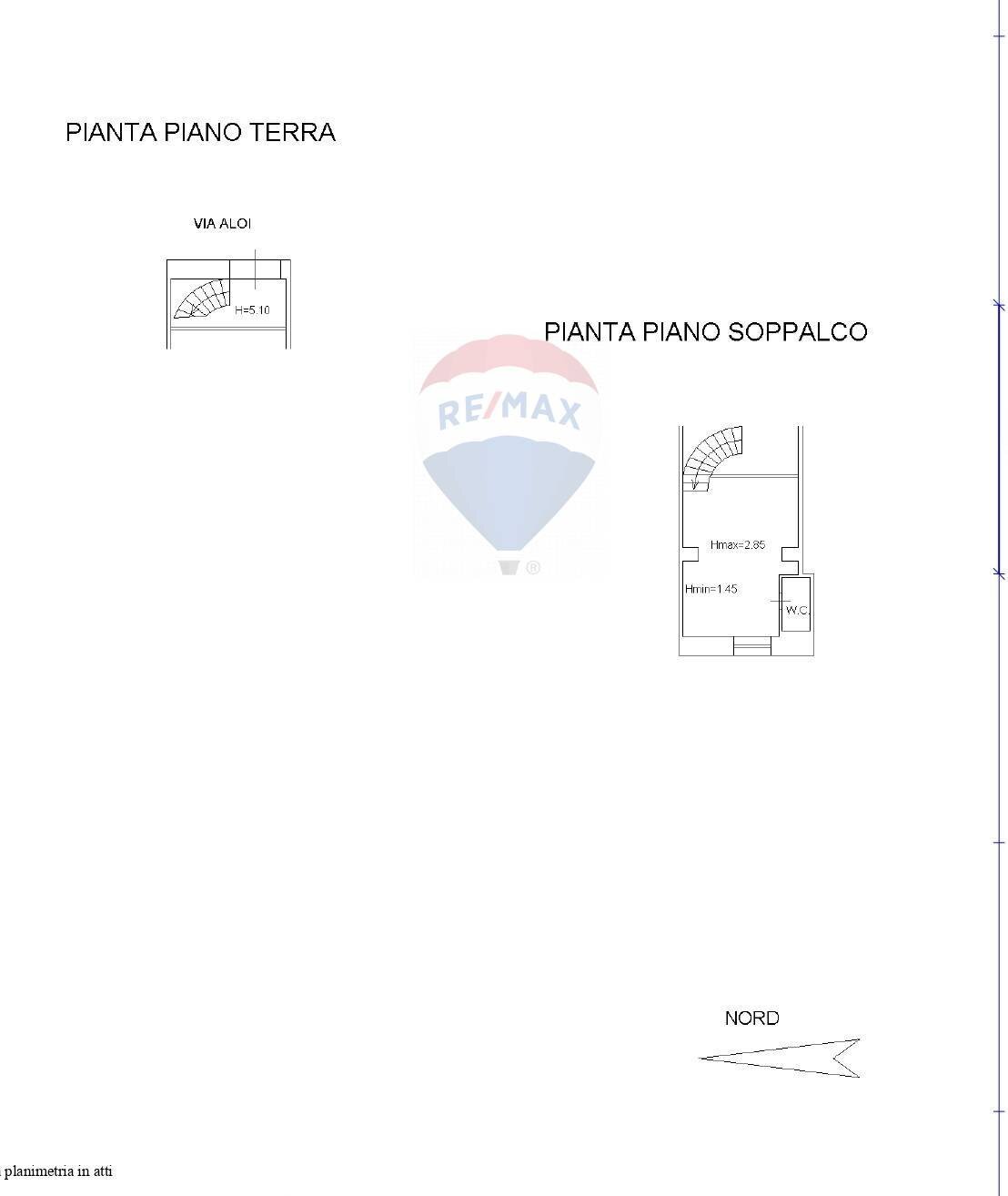 Pianta 2D - Locale Commerciale Via Aloi
 
7, Catania - planimetria 1