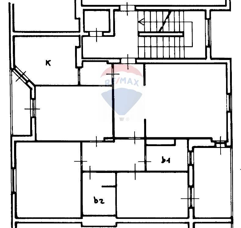 Pianta 2D - Quadrilocale Via Ramiro Fabiani
 
100, Roma - planimetria 1