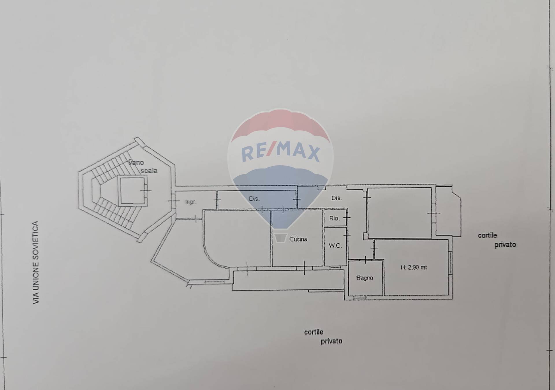 Pianta 2D - Appartamento Via Unione Sovietica
 
6, Siracusa - planimetria 1
