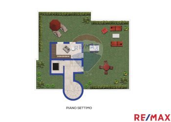 Pianta 2D - Attico Bergamo - foto 4