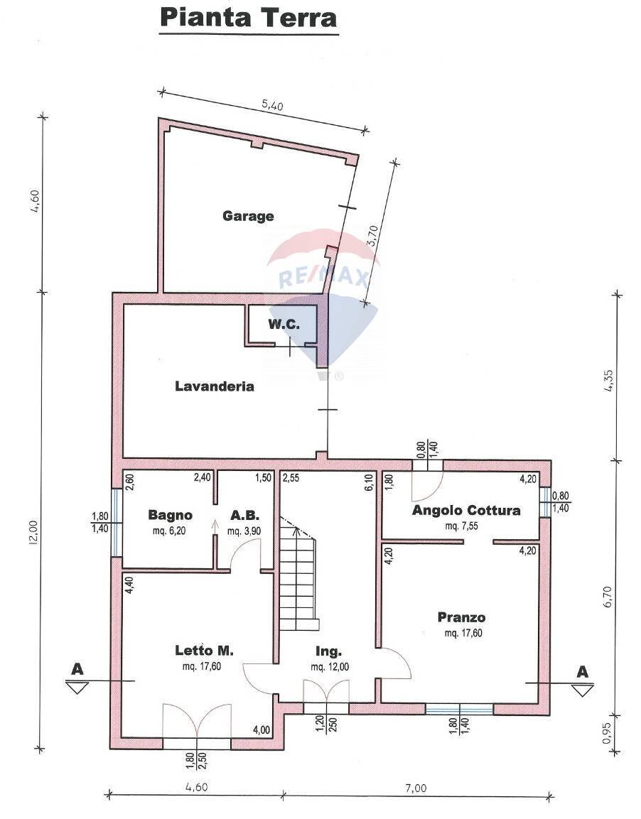 Pianta 2D - Villa Via Portomaggiore
 
5, Ferrara - planimetria 1