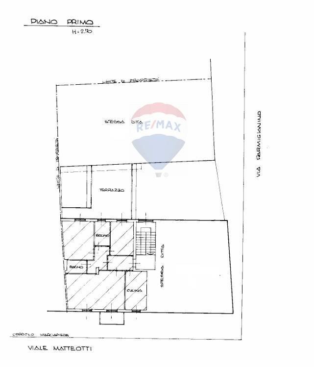 Pianta 2D - Trilocale Viale Matteotti
 
89, Salsomaggiore Terme - planimetria 1