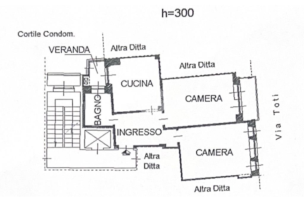 Trilocale Via Di Nanni, Nichelino - planimetria 1