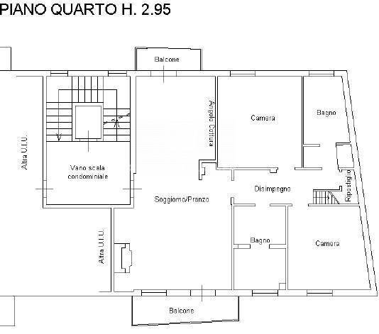 Foto 16 - Four-room apartment Via Boito, Sassuolo - floor plans 1